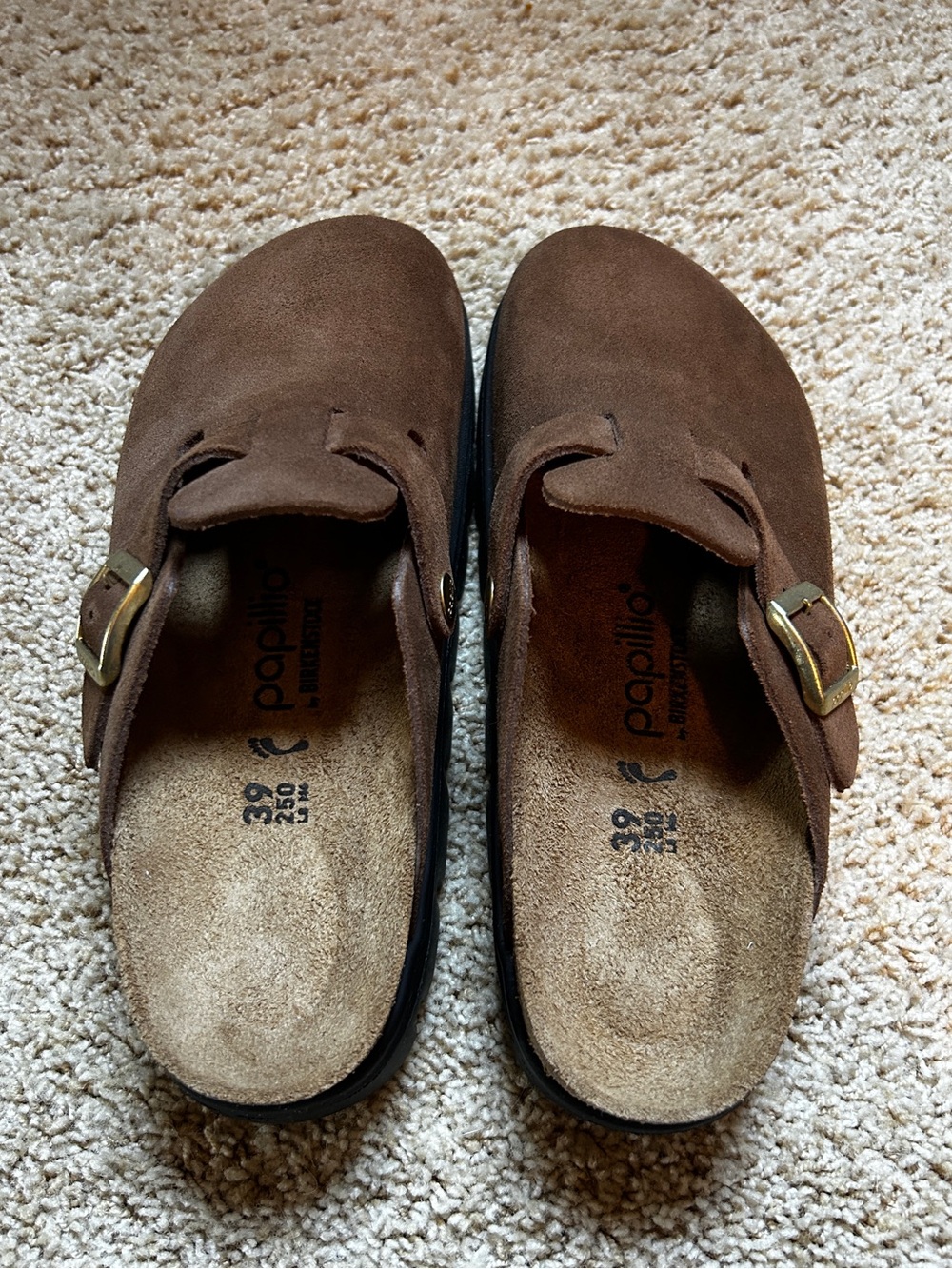 Birkenstocks Women’s Papillio Boston Chunky in Dark Tea Size 8-8.5 - Picture 3 of 7